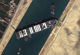 The Traffic Jam in the Suez Canal